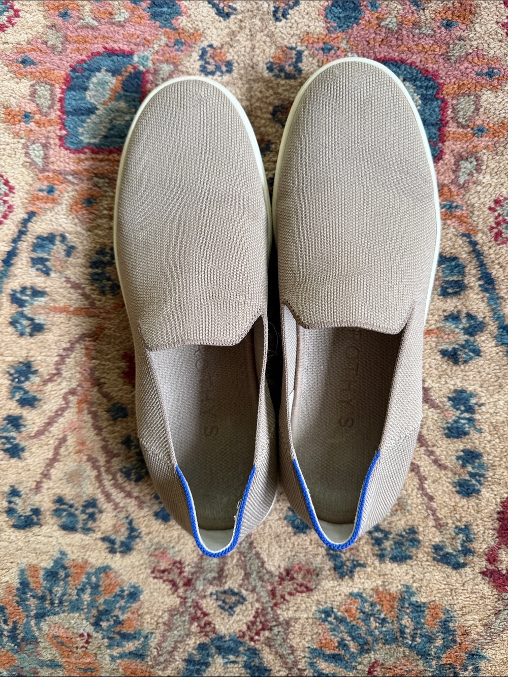 Rothy's The Original Slip On Sneaker -Women's size 10.5, Color: Latte